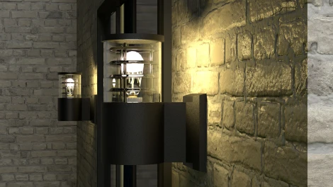 Настенный светильник уличный duwi 24393 9