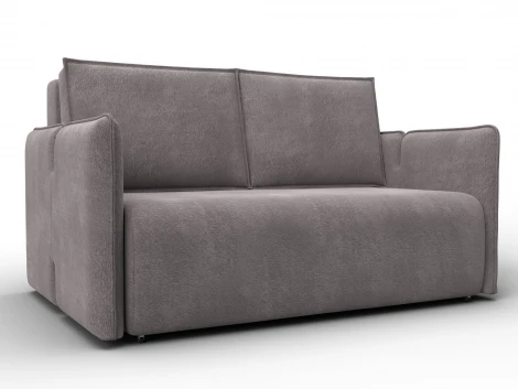 Диван прямой Лига-117 (ЛДСП,Брус,Фанера,Велюр/Бежевый) Лига Диванов 137015