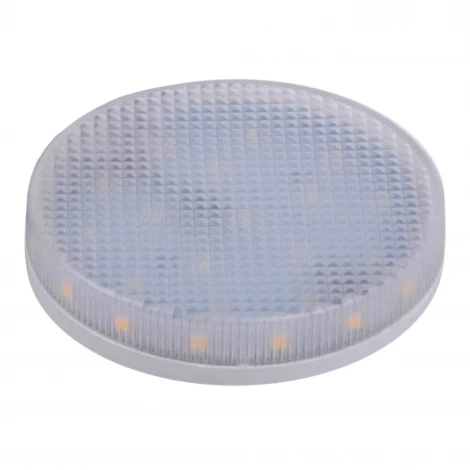 Лампочка светодиодная таблетка прозрачная GX53 7W 4000K Uniel LED-GX53-7W/4000K+4000K/GX53/PR PLB02WH