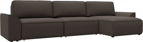 Диван угловой Лига-048 НПБ лонг Лига Диванов (Рогожка) арт.128485