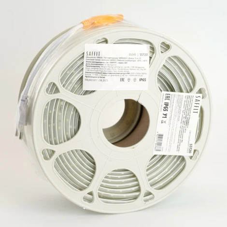 Лента светодиодная Saffit SST20 55245 60SMD(2835)/м 6Вт/м 220V 50м , 6500K, IP65