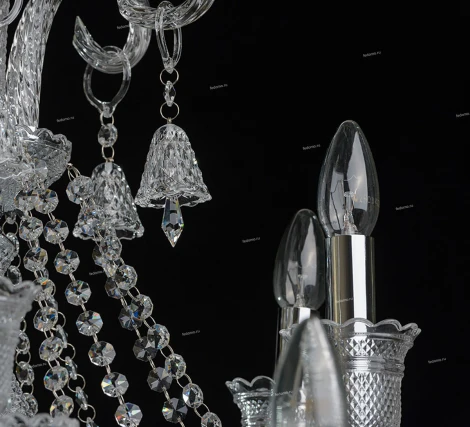 Подвесная люстра Chiaro Барселона 313012418 (220V, на цепи, подсвечник, свеча)