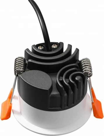 Встраиваемый светильник iLedex Mars 107-7W-D64-3000K-24DG-WH (220V, круглые)