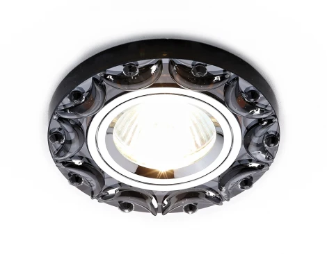 Встраиваемый точечный светильник Ambrella Точечные Светильники Sall K217 BK