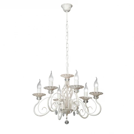 Подвесная люстра Vitaluce V1188-0/6 (220V, на цепи, свеча)