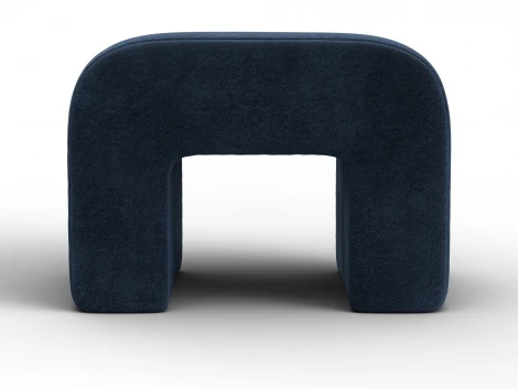 Пуф 008 (ДСП,Брус,Фанера,Велюр/Синий) Лига Диванов 132384