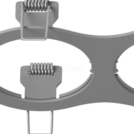 Рамка для трех встраиваемых светильников Lightstar Intero, овал, серый