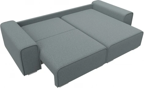 Диван угловой Лига-029 правый угол (Серый/Рогожка) Лига Диванов арт.121932