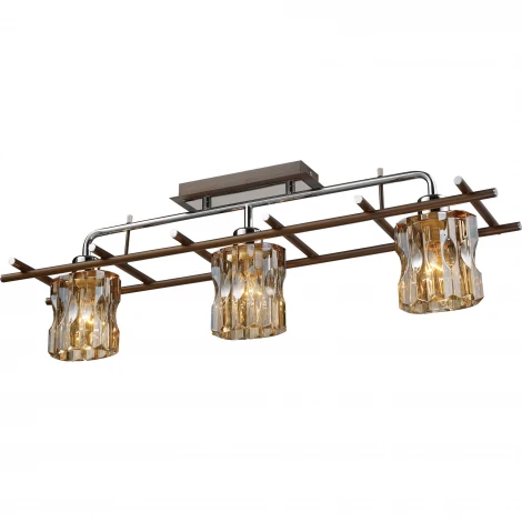 Потолочная люстра N-Light 480 480-03-13 chrome + wengue