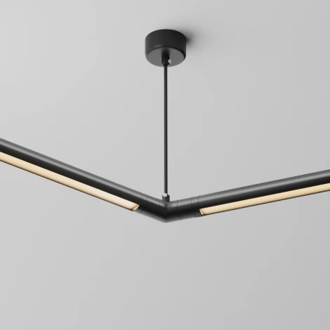 Угловой коннектор 120° для системы Shelf с вводом питания Maytoni Accessories for system Shelf CA018LWC-P-B (24V)