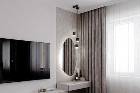 Подвесной светильник Italline IT014-0203 black (LED, 220V, на проводе, круглые)