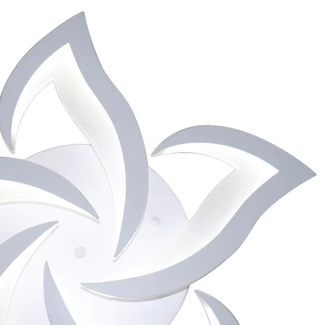 Потолочная люстра Natali Kovaltseva LED INNOVATION STYLE 83002 (регулировка яркости, 220V, пульт управления, умный дом - LampSmart, цветы)