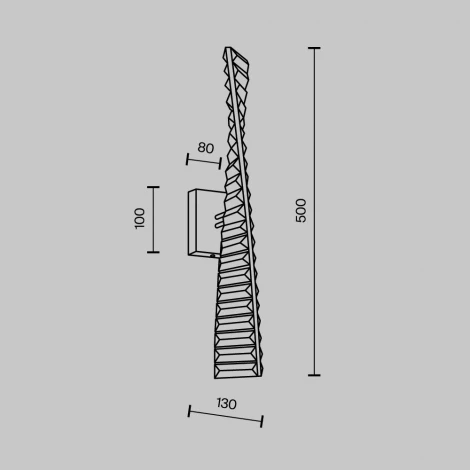 Бра светодиодное хрустальное Modelux MODESTYLE MS.88910.01 CR