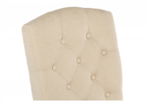 Обеденный стул Woodville Menson white / fabric сream 11024
