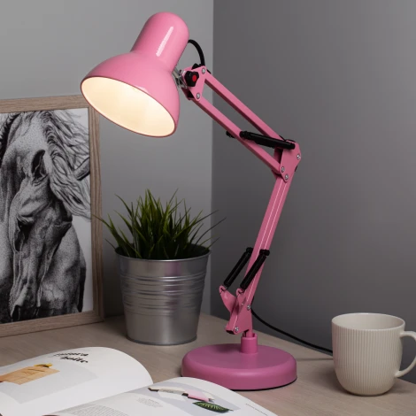 Офисная настольная лампа ЭРА N-214-E27-40W-P