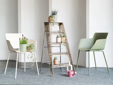 Комплект стульев Glan 4 шт. ОГОГО Обстановочка! 966354 (Пластик/Оливковый)