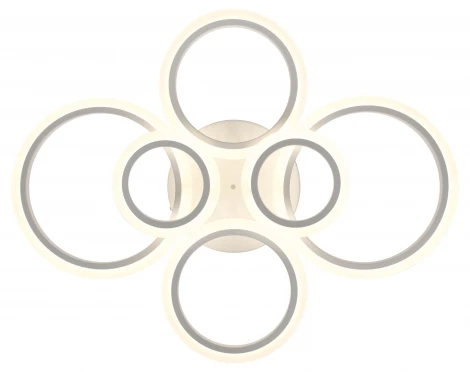 Потолочная люстра светодиодная Rivoli Nica 6198-701 150 Вт LED 3000К-6000К с пультом