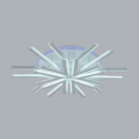 Потолочная люстра Lumion Alberta 8029/95CL белый/белый, металл/акрил с ПДУ c подсв. осн. LED 95W 3000-6000К 220V (круглые)