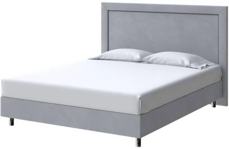 PROxSON Кровать London Boxspring Standart (Ткань: Велюр Monopoly Ниагара (960)) 160x200