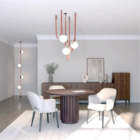 Трековый светильник 48V Denkirs Belty Orb DK5551-BK (LED)