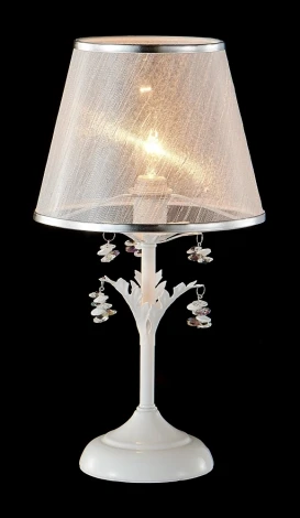 Интерьерная настольная лампа Crystal Lux CRISTINA LG1 WHITE