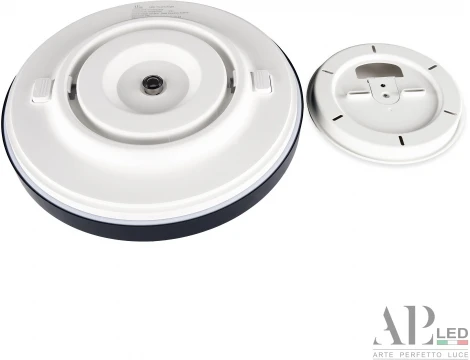 Потолочный светильник круглый светодиодный APL LED Toscana 3315.XM302-1-328/18W/4K Black (220V, круглые)