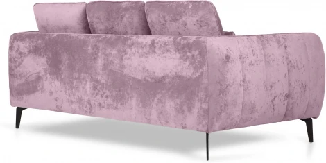 Диван Amsterdam трехместный ОГОГО (арт.786592), (Ткань,Велюр/Фиолетовый)