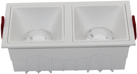 Встраиваемый светильник Alfa LED 4000K 2x15Вт 36° Maytoni Technical DL043-02-15W4K-SQ-W (220V)