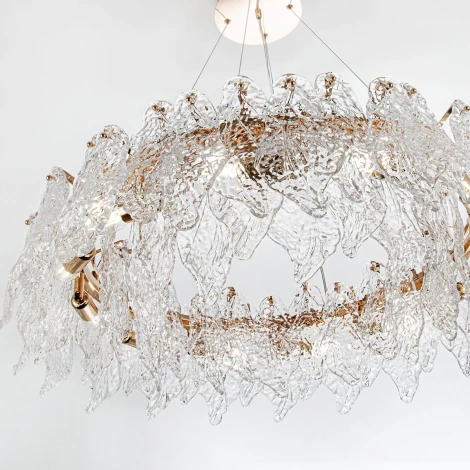 Подвесная люстра хрустальная Modelux MODESTYLE MS.2290.12 GD