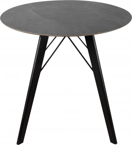 Стол обеденный обеденный JET CERAMIC круглый d-80 (Дерево бук, Венге) CA Wenge Pietra selvatica 80x80