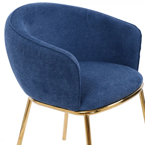 Стул Duke светло-серый, серый с чёрными ножками