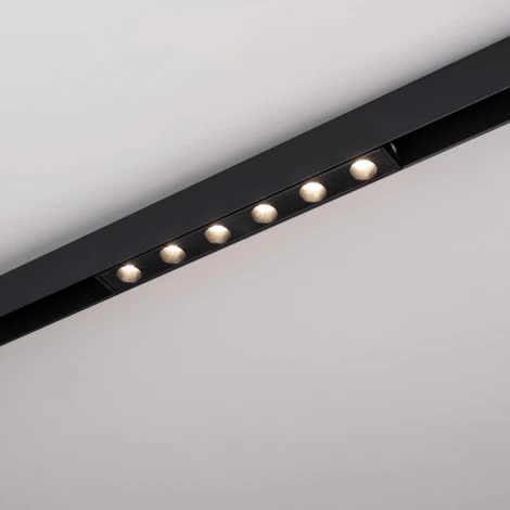 светильник магнитный MAG-DOTS-25-L200-6W Warm3000 (BK, 30 deg, 24V, DALI) (Arlight, IP20 Металл) 046323