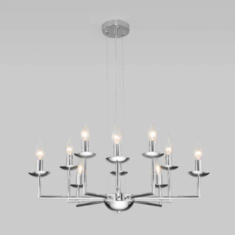 Подвесная люстра Eurosvet Cariso 60150/10 хром