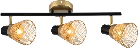 Спот на штанге Reluce 05966-0.8-03 GOLD+BK (220V)