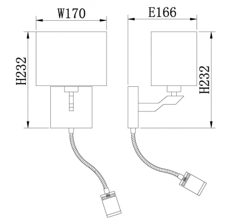 Бра Vele Luce Ultimo VL1523W02