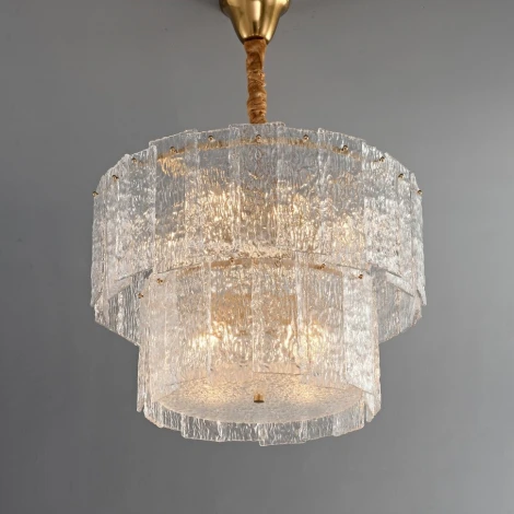 Подвесная люстра ярусная iLamp Manhattan P6315-D600 BR (220V, на цепи)