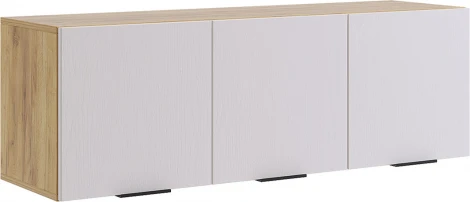 Прихожая "Бери К7", цвет дуб крафт золотой/белое дерево Mebelson (арт.ПК07Бери.2563)