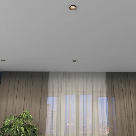 Встраиваемый светильник DK2070 DK2070-BK (220V, круглые)