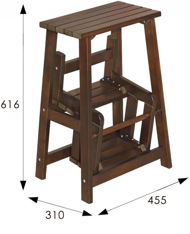 Табурет- стремянка орех от фабрики Mebelik