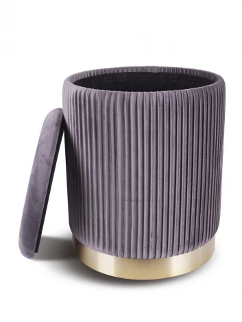 Пуфик малый серый MY iNTERNO Geneva MY19A205A(small)