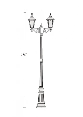 Наземный фонарь Oasis Light Munich 2 S Gb 79759SА
