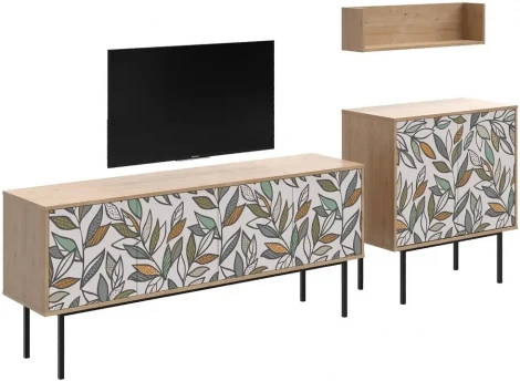 Композиция Boho Color 4 ОГОГО (арт.599577), (ЛДСП/Дуб Корбридж)