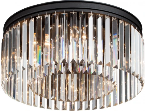 Потолочная люстра Vitaluce V5180-1/8PL, 8xE14 макс. 40Вт (220V, хрусталь, круглые)