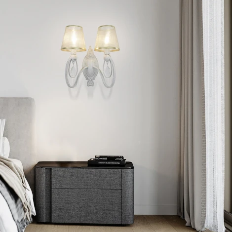 Бра Arte Milano AM347203 347203/2W WT+G (220V, подвески)