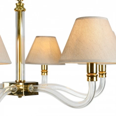 Подвесная люстра iLamp Amber YT2043-6 GD+Coffee