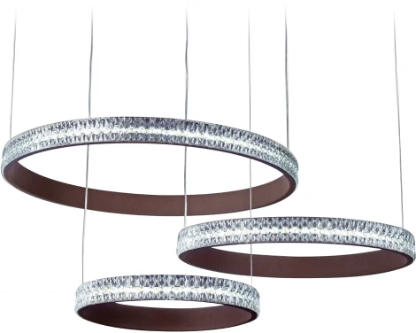 Подвесной светильник Ambrella Acrylica FA6162 (регулировка яркости, LED, 220V, пульт управления, на проводе, кольцо)