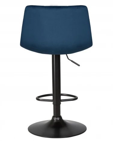 Набор 2 шт стул барный DOBRIN TAILOR BLACK (синий велюр (MJ9-117))