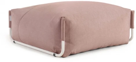 Пуфик La Forma (ex Julia Grup) Square (Розовый,Терракотовый/ Полипропилен,Алюминий,Полиуретан,Полиэтилен,Полистирол)