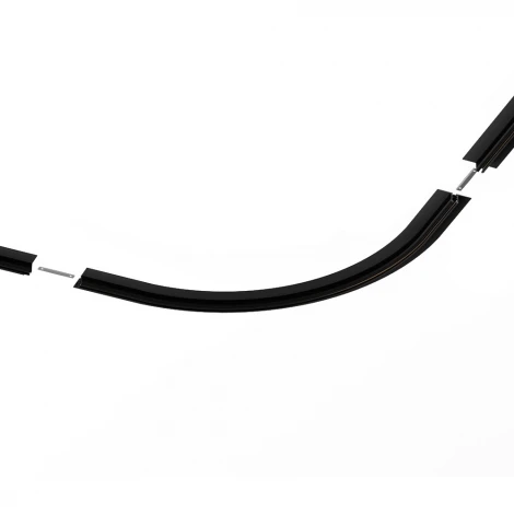 Радиусный угол для встраиваемого шинопровода черный ST Luce Super5 ST066.409.01