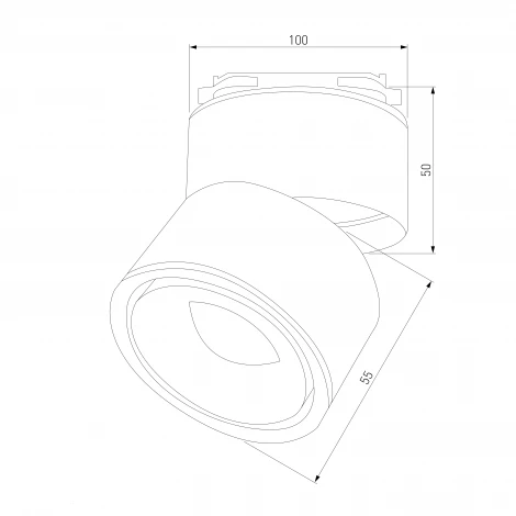 Трековый светильник однофазный 220V Elektrostandard Klips LTB21 a040438 (LED)